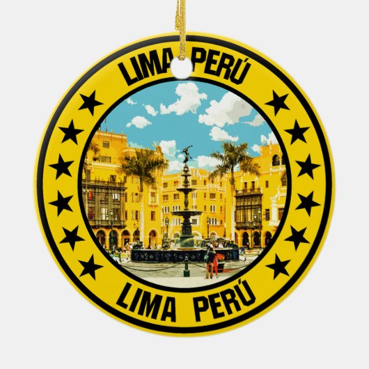 Lima Keramik Ornament (Hinten)