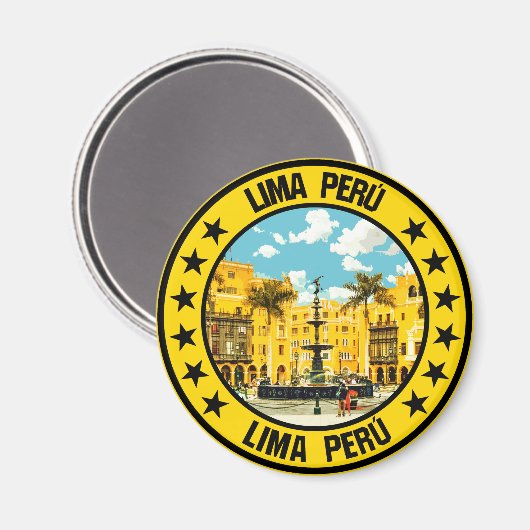 Lima Magnet (Vorderseite/Rückseite)
