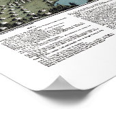 Lima, OH Panoramakarte - 1892 Poster (Ecke)