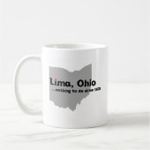 Lima, Ohio Kaffeetasse (Links)