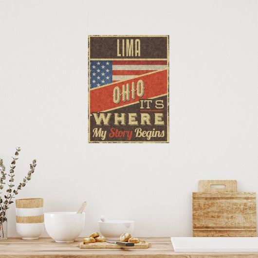 Lima Ohio Poster (Küche)