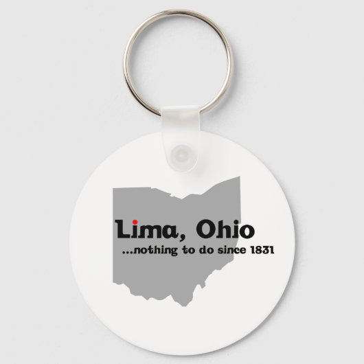 Lima, Ohio Schlüsselanhänger (Vorderseite)