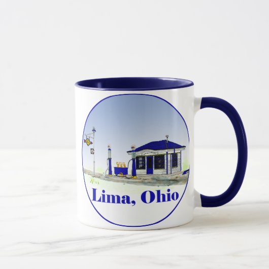 Lima, Ohio Tasse (Rechts)