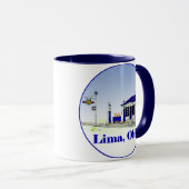 Lima, Ohio Tasse (VorderseiteRechts)