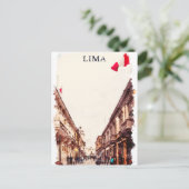 Lima Peru Architecture Travel Postkarte (Stehend Vorderseite)