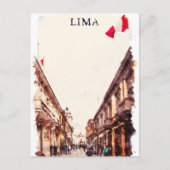 Lima Peru Architecture Travel Postkarte (Vorderseite)