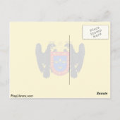 Lima, Peru-Flagge Postkarte (Rückseite)