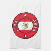 Lima Peru Geschirrtuch (Vertikal)