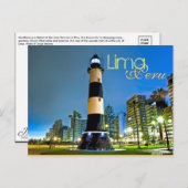 Lima, Peru, Miraflores District, SA. Postkarte (Vorne/Hinten)
