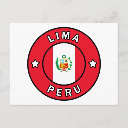Lima Peru Postkarte (Vorderseite)