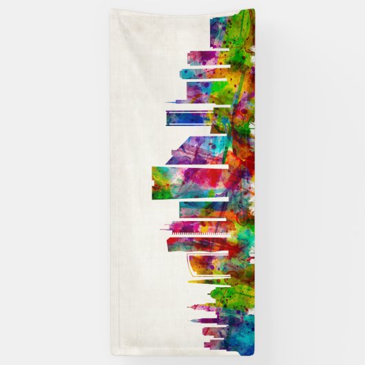 Lima Peru Skyline Banner (Vertikal)