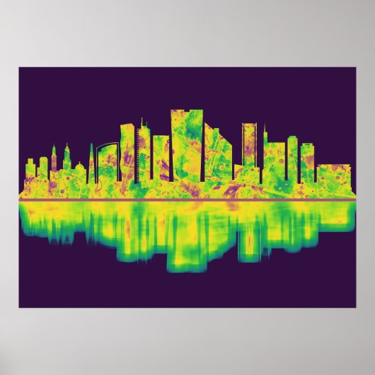 Lima Peru Skyline Poster (Vorne)