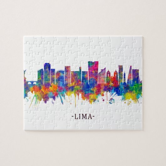 Lima Peru Skyline Puzzle (Horizontal)