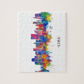 Lima Peru Skyline Puzzle (Vertikal)