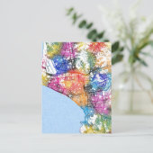 Lima Peru Stadtkarte Postkarte (Stehend Vorderseite)