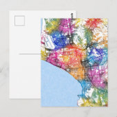 Lima Peru Stadtkarte Postkarte (Vorne/Hinten)