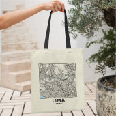 Lima, Peru, Stadtplan-Tasche Tragetasche
