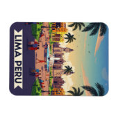 Lima Peru Travel Magnet (Horizontal)