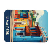 Lima Peru Travel Magnet (Horizontal)