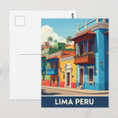 Lima Peru Travel Postkarte (Vorne/Hinten)