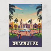 Lima Peru Travel Postkarte (Vorderseite)