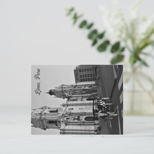 Lima, Peru Vintage Postkarte (Stehend Vorderseite)