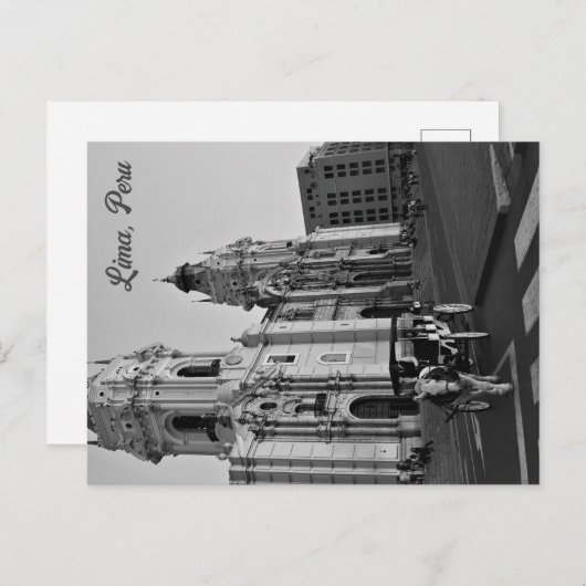 Lima, Peru Vintage Postkarte (Vorne/Hinten)
