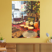 Lima Perus Schokoladentee auf gestreckter Leinwand (Insitu (Wohnzimmer))