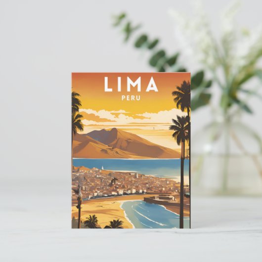 Lima Postkarte (Stehend Vorderseite)