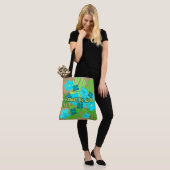 Limahuli Garden Hawaiian Floral Beach Bag - Turq Tasche (Am Model)