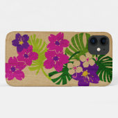 Limahuli Garden Hawaiianische Imitate Holz rosa Case-Mate iPhone Hülle (Rückseite (Horizontal))