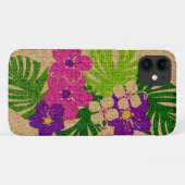 Limahuli Garden Imitats Grass Tuch in Violet Case-Mate iPhone Hülle (Rückseite (Horizontal))