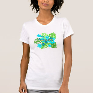 Limahuli-Garten Hawaiianische Blumen-T-Shirt T-Shirt
