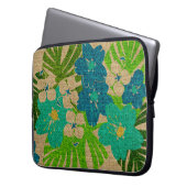 Limahuli Garten-hawaiischer NeoprenWetsuit Laptopschutzhülle (Vorderseite Links)