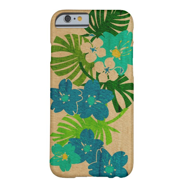 Limahuli Garten-hawaiisches Imitat hölzern Case-Mate iPhone Hülle (Rückseite)