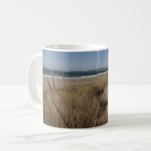 Limantour Beach bei Point Reyes II Kaffeetasse (Vorderseite Links)