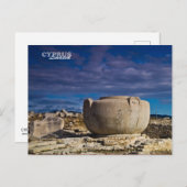 Limassol cYPRUS altertümliches Monument römischer Postkarte (Vorne/Hinten)