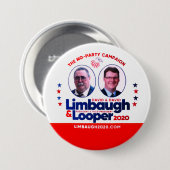 Limbaugh & Looper 2020 Button (Vorne & Hinten)