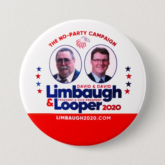 Limbaugh & Looper 2020 Button (Vorderseite)