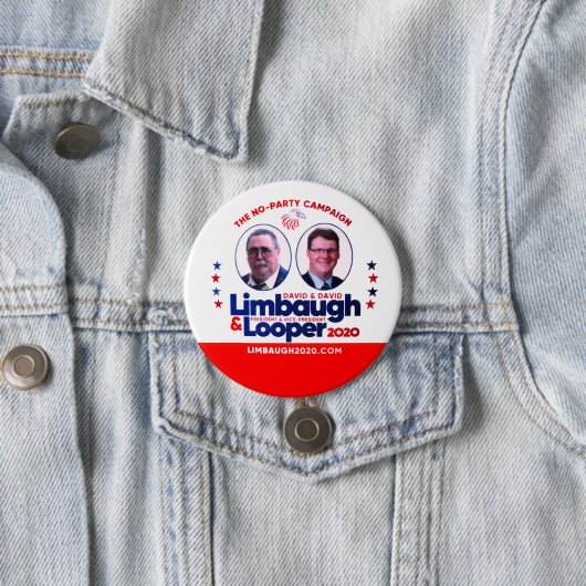 Limbaugh & Looper 2020 Button (Beispiel)