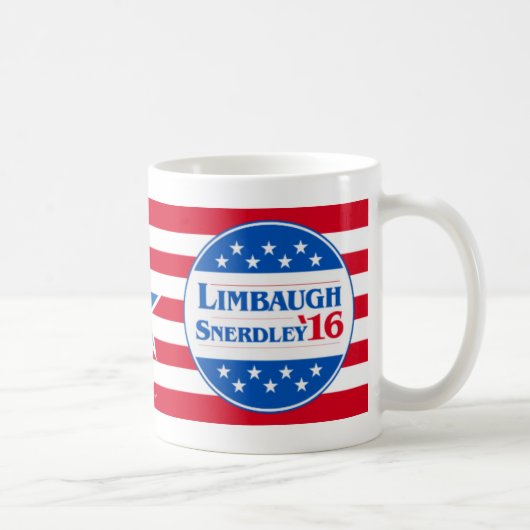 Limbaugh Snerdley 2016 Kaffeetasse (Rechts)