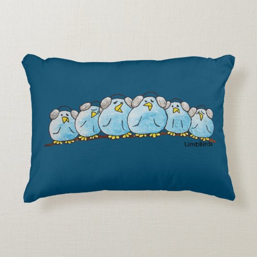 LimbBirds Accent Pillow Zierkissen (Vorderseite)