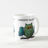 LimbBirds Schwarzes 11 Unze-Wecker-Tasse Tasse (VorderseiteRechts)