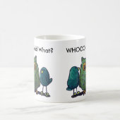 LimbBirds Schwarzes 11 Unze-Wecker-Tasse Tasse (Mittel)