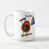 LimbBirds Schwarzes 15 Unze-Wecker-Tasse Tasse (Links)