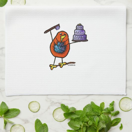 LimbBirds "TA DA!" Geschirrtuch (Gefaltet)