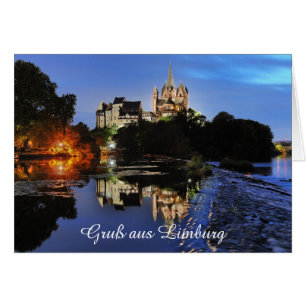Limburg Dom zur blauen Stunde