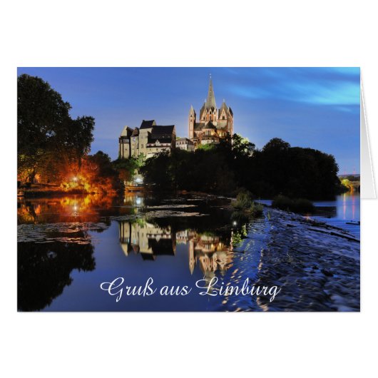 Limburg Dom zur blauen Stunde (Vorderseite (Horizontal))