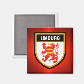 Limburg Flag Magnet (Vorderseite/Rückseite)