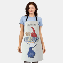 Limburg Niederlande Karte Niederländisch Vintag So Schürze